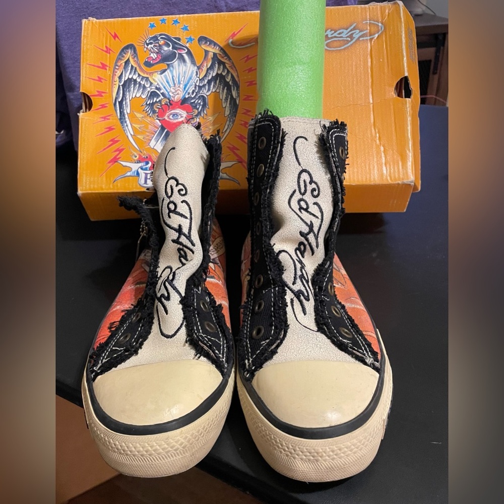 Ed Hardy Tattoo You High-Top Sneakers